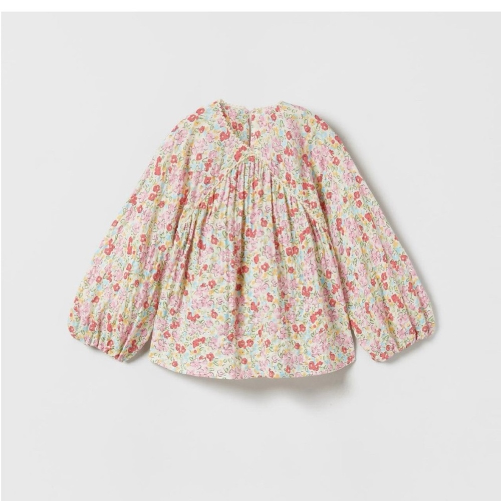 Zara Kids Floral Top, Size 4-5, NWOT